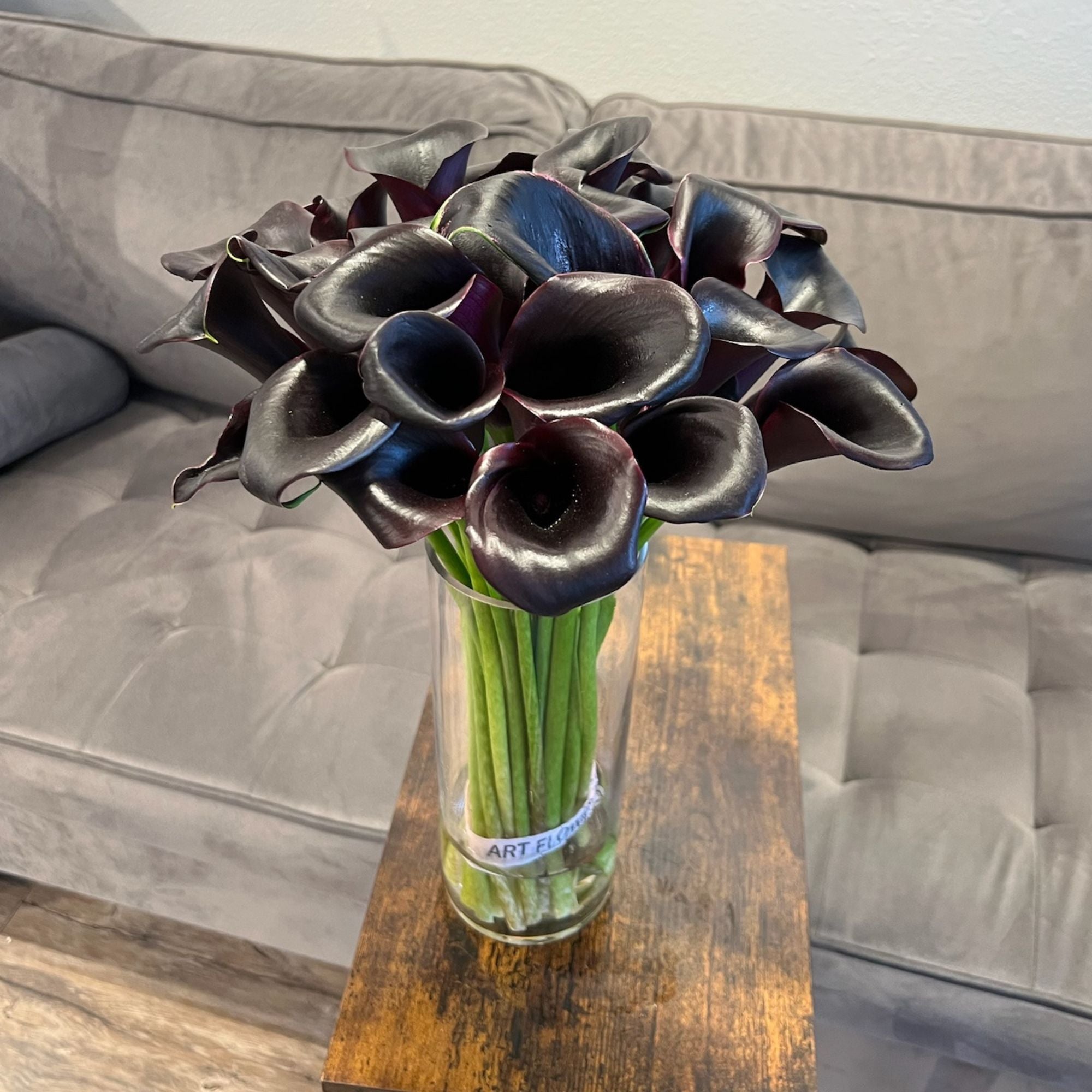 black calla lily flower Black Calla Lilies