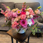 Pink Flowers Centerpiece - ART Flowers LA
