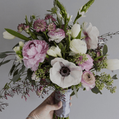 Anemone Wedding Bouquet - ART Flowers LA