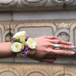 White Roses and Wax - ART Flowers LA