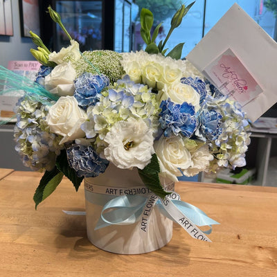 Clouds in the Sky Box - ART Flowers LA