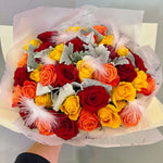 Golden Flame Bouquet - ART Flowers LA