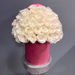 White Roses Box - ART Flowers LA