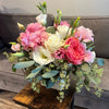 White and Pink Flowers Centerpiece