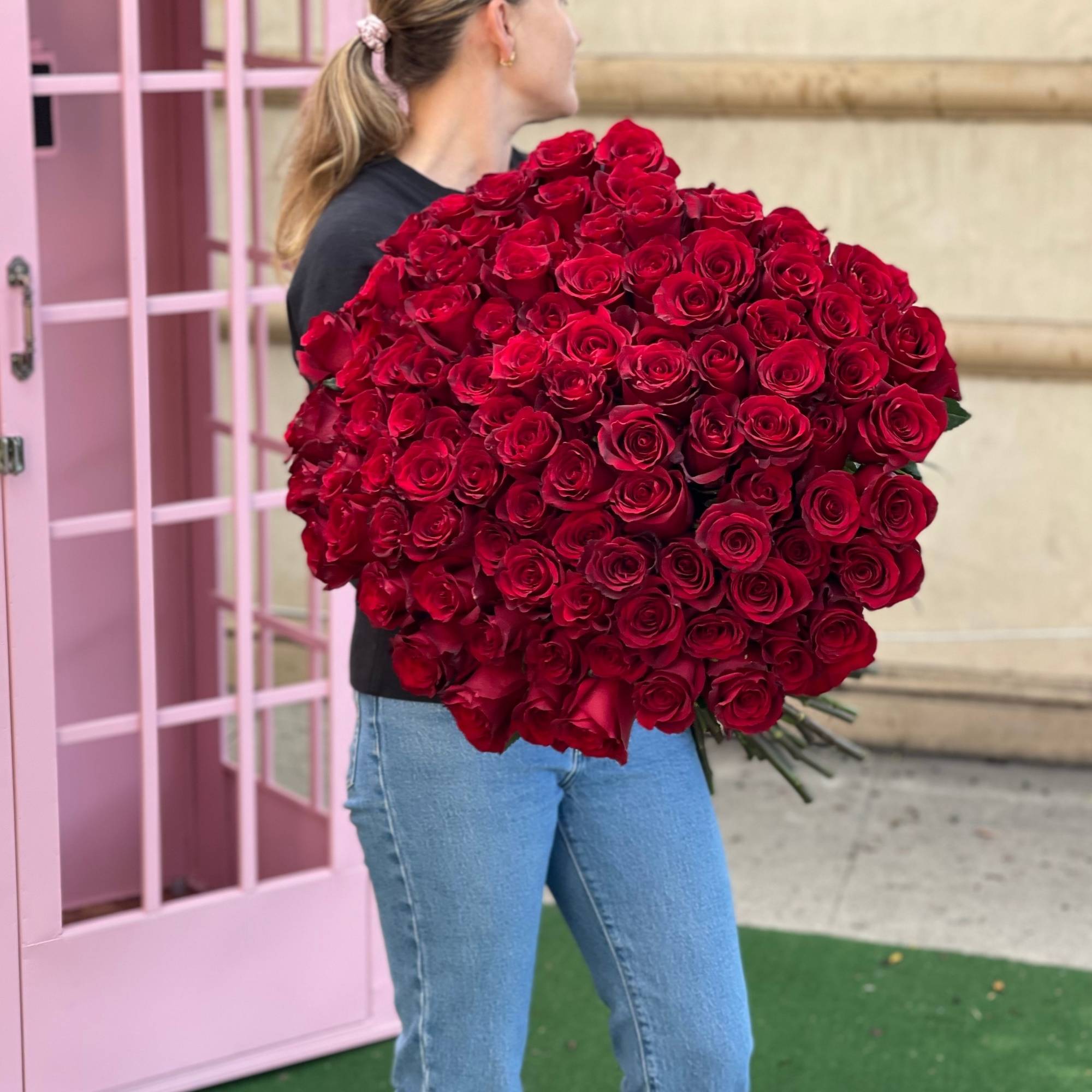 Red Roses With R100 100 Red Roses