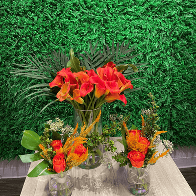 Autumn Orange Flower Set - ART Flowers LA