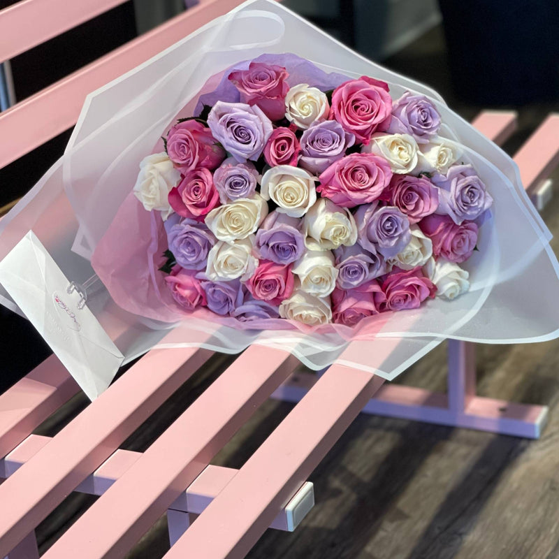 Beautiful Mixed Roses - ART Flowers LA
