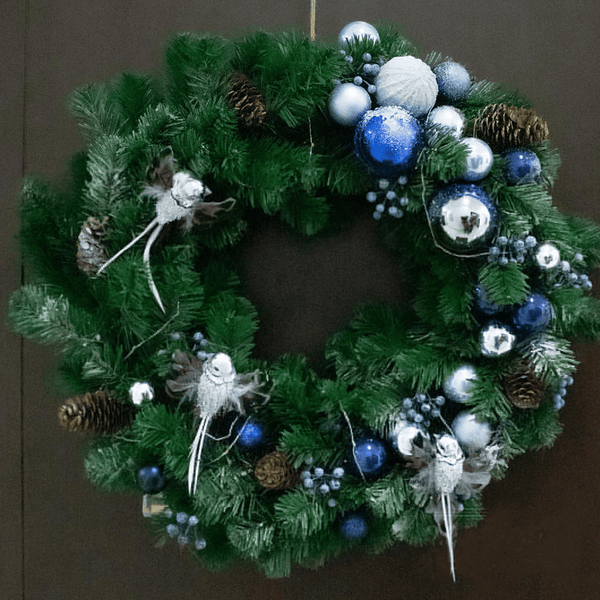 Blue Wreath - ART Flowers LA