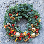 Orange Wreath - ART Flowers LA