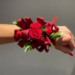 Red Rose and Red Ribbon - ART Flowers LA