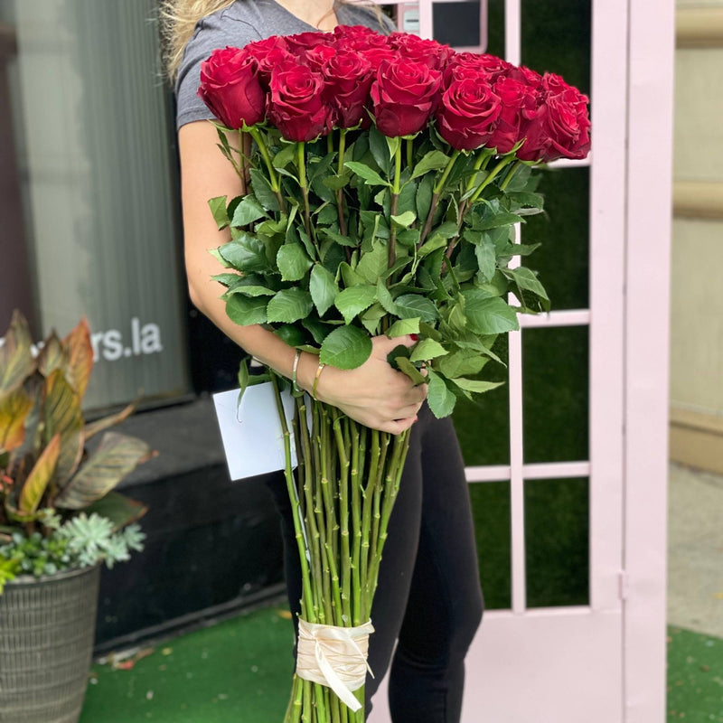 Red Roses upon request - ART Flowers LA