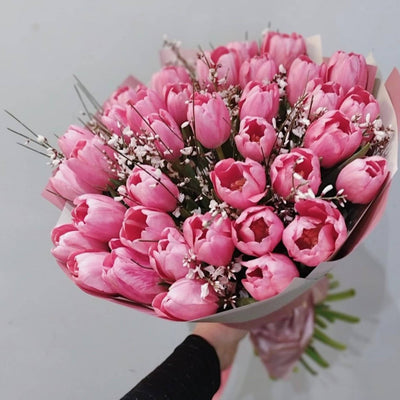 Tulips and Branches - ART Flowers LA