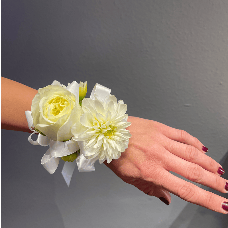 White Corsage - ART Flowers LA