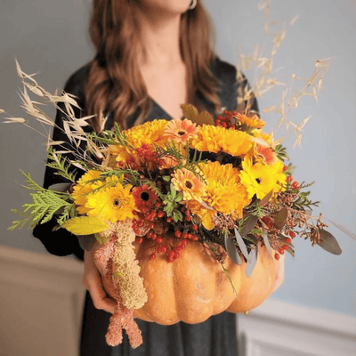 Yellow Floral Pumkin - ART Flowers LA